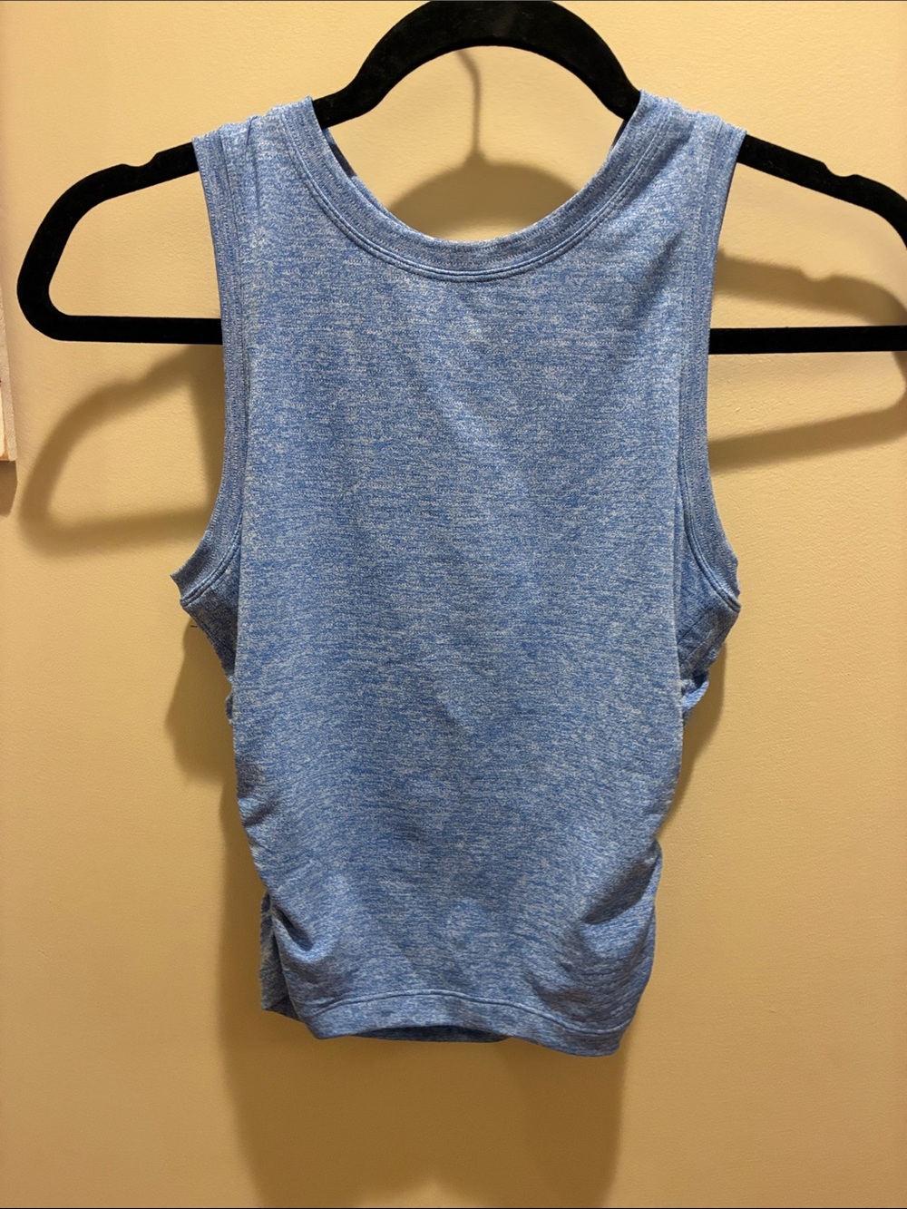 lululemon athletica heathered sky blue sleeveless tank